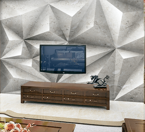 3D Simple Triangle WG186 Wall Murals Wallpaper AJ Wallpaper 2