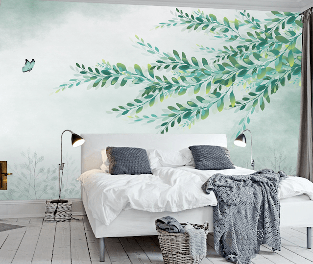 3D Forest Leaves WG192 Wall Murals Wallpaper AJ Wallpaper 2