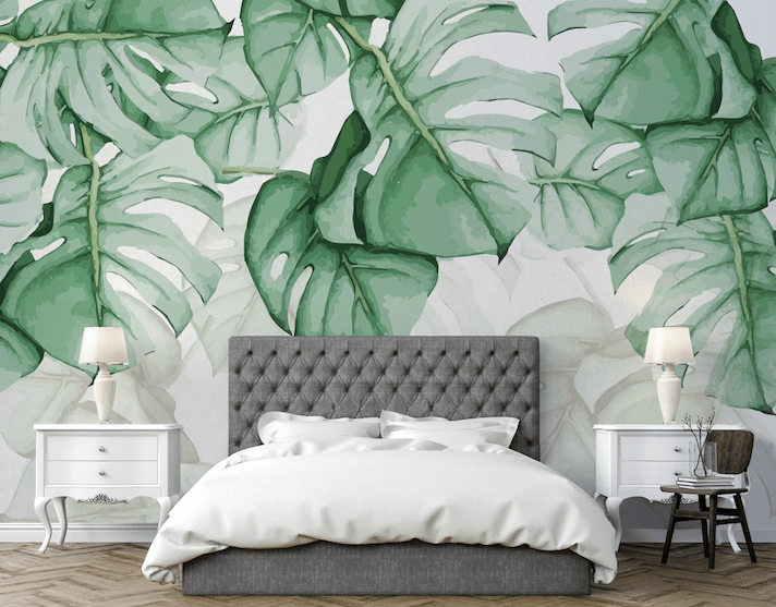 3D Green Plant WG238 Wall Murals Wallpaper AJ Wallpaper 2