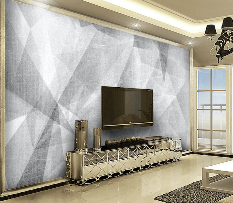 3D Grey Modern WG097 Wall Murals Wallpaper AJ Wallpaper 2