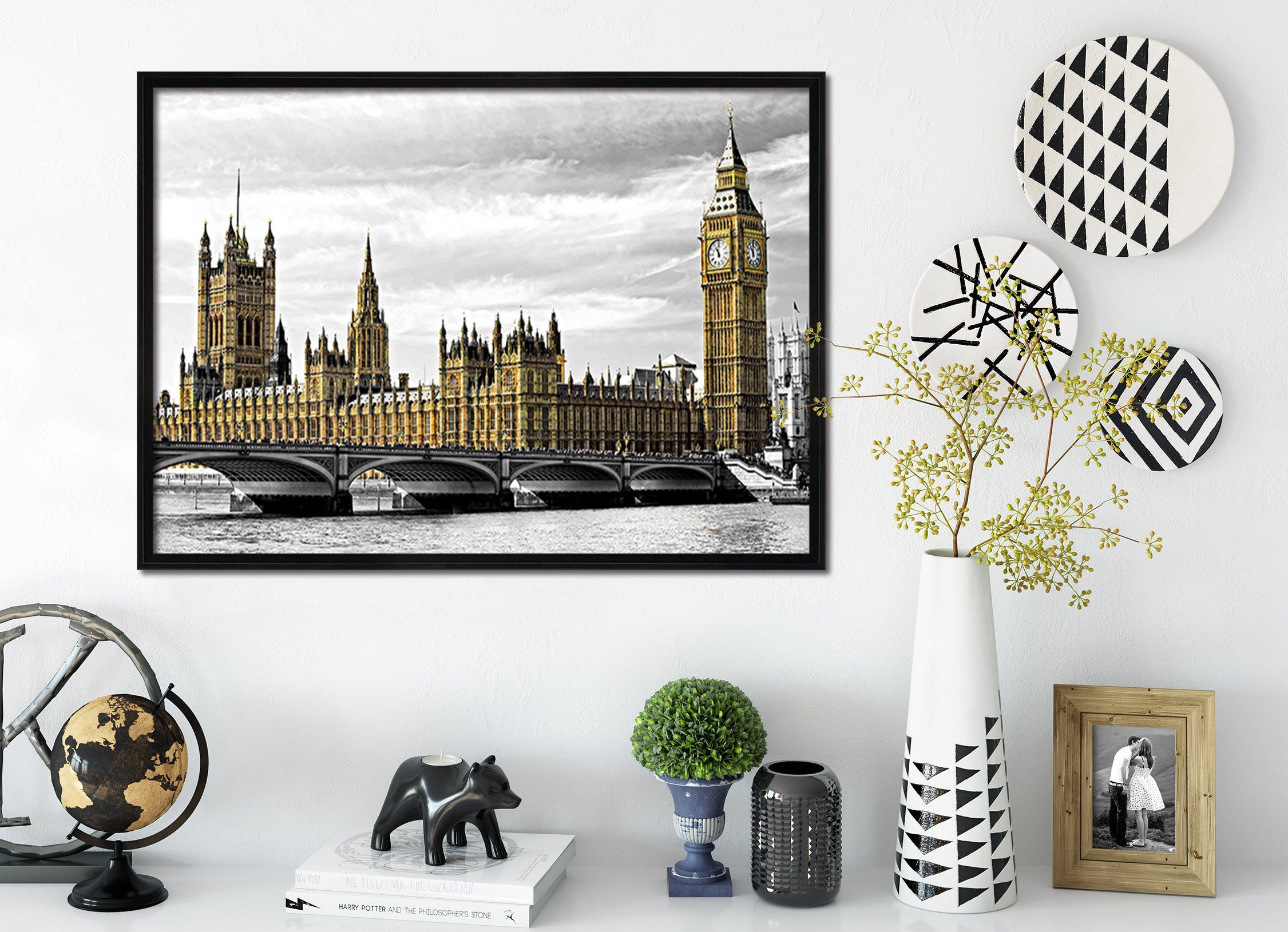 3D Bell Tower 015 Fake Framed Print Painting Wallpaper AJ Creativity Home