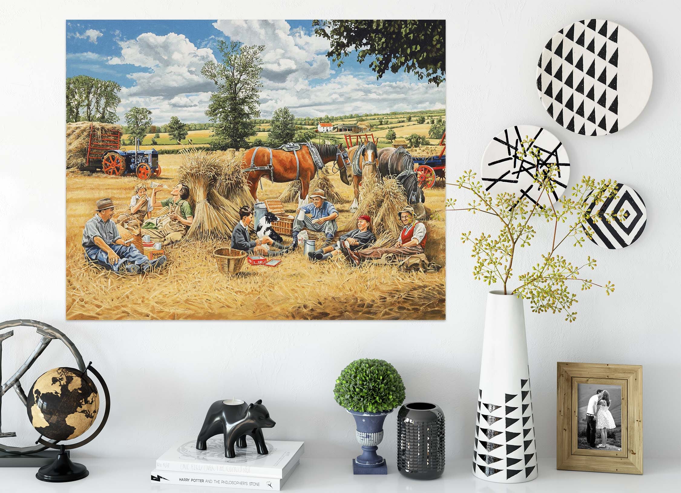 3D Harvest Lunch 038 Trevor Mitchell Wall Sticker Wallpaper AJ Wallpaper 2
