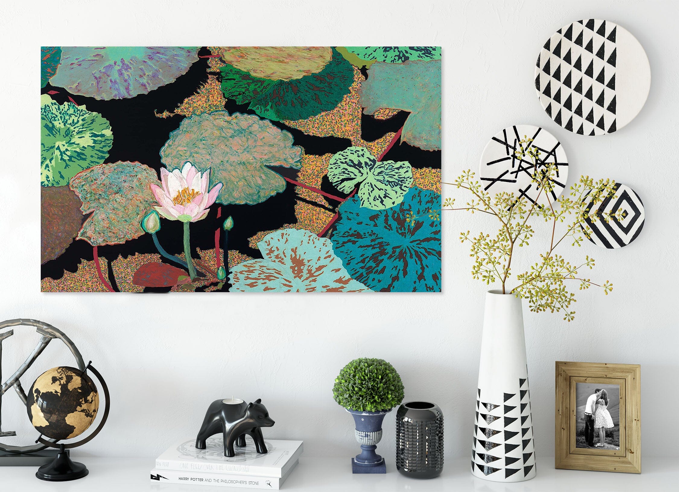 3D Pink Lotus 262 Allan P. Friedlander Wall Sticker Wallpaper AJ Wallpaper 2