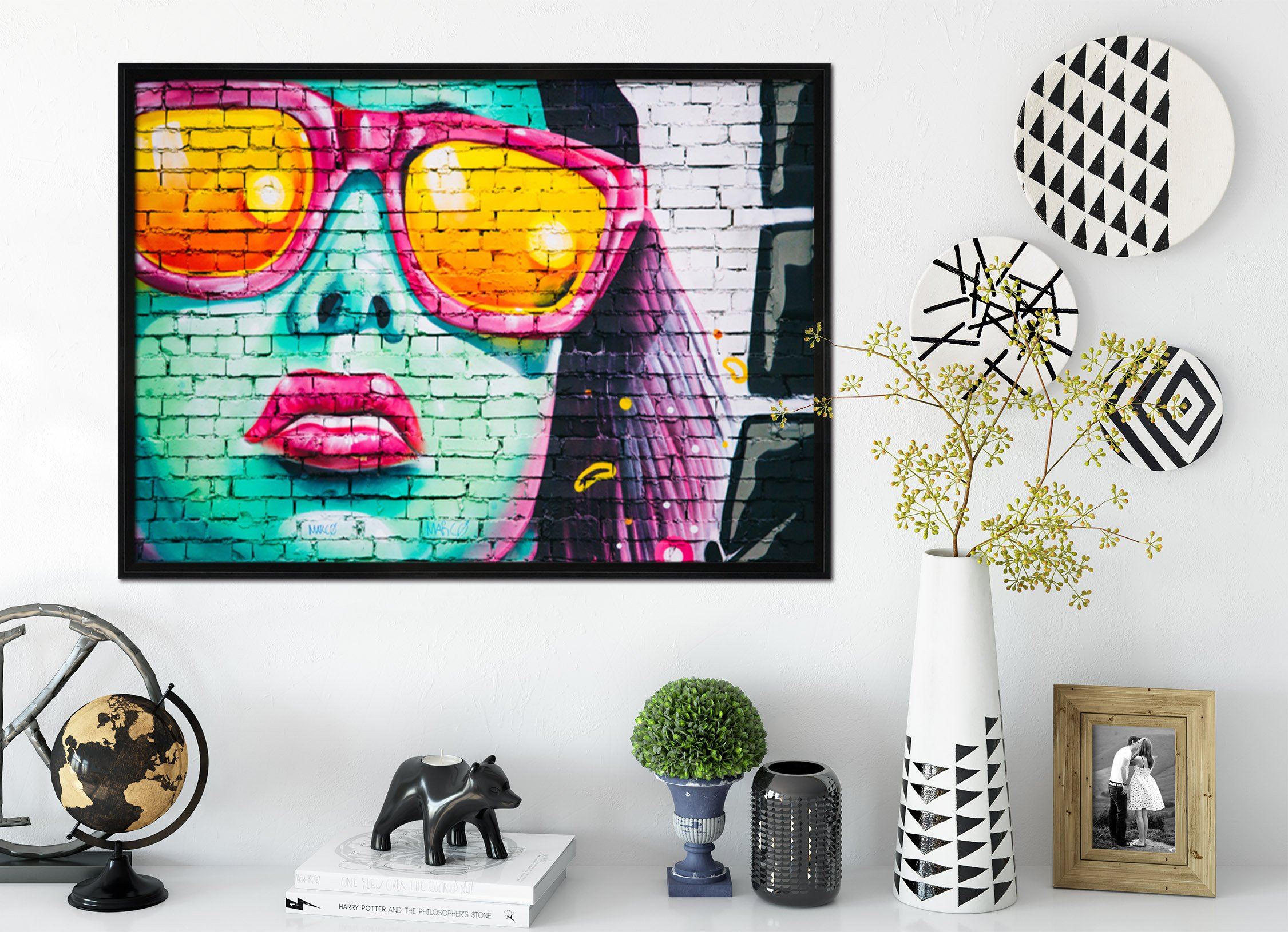 3D Beauty Woman 194 Fake Framed Print Painting Wallpaper AJ Creativity Home