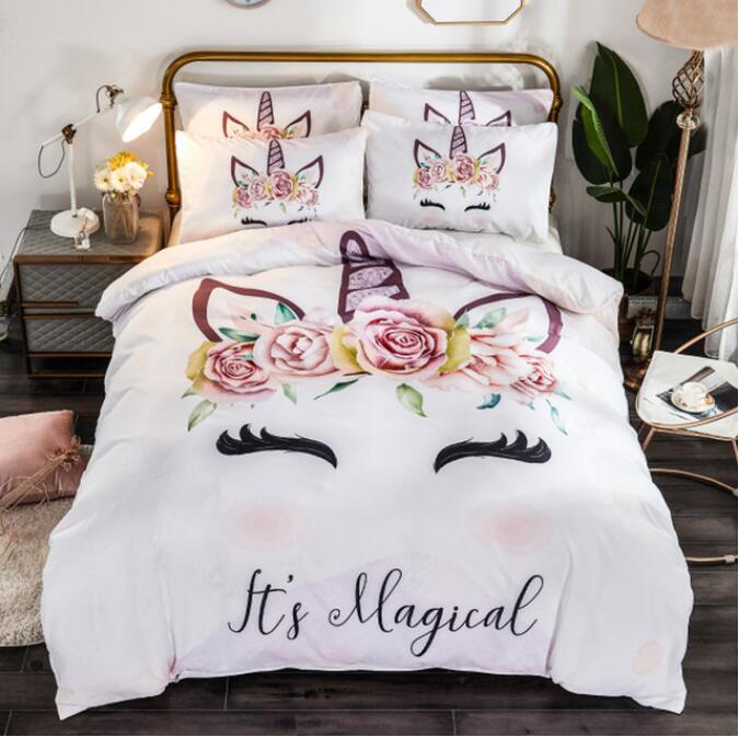 3D Ear Flower 2169 Bed Pillowcases Quilt
