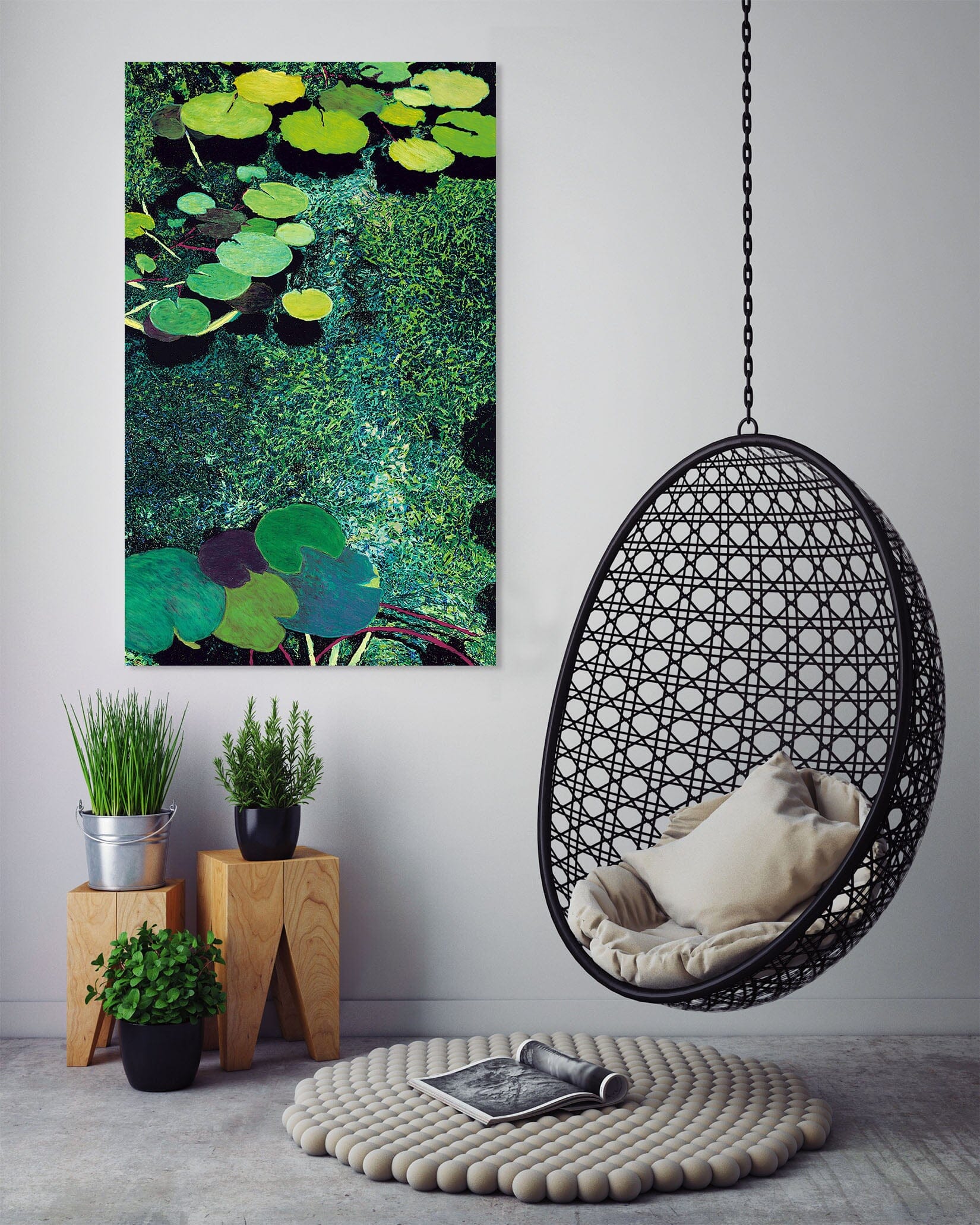 3D Frogs Hideaway 303 Allan P. Friedlander Wall Sticker Wallpaper AJ Wallpaper 2