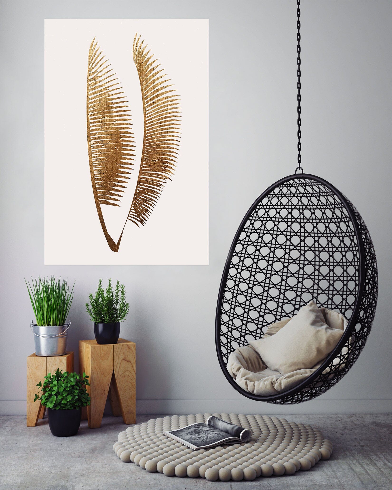 3D Cedar Leaves 145 Boris Draschoff Wall Sticker Wallpaper AJ Wallpaper 2