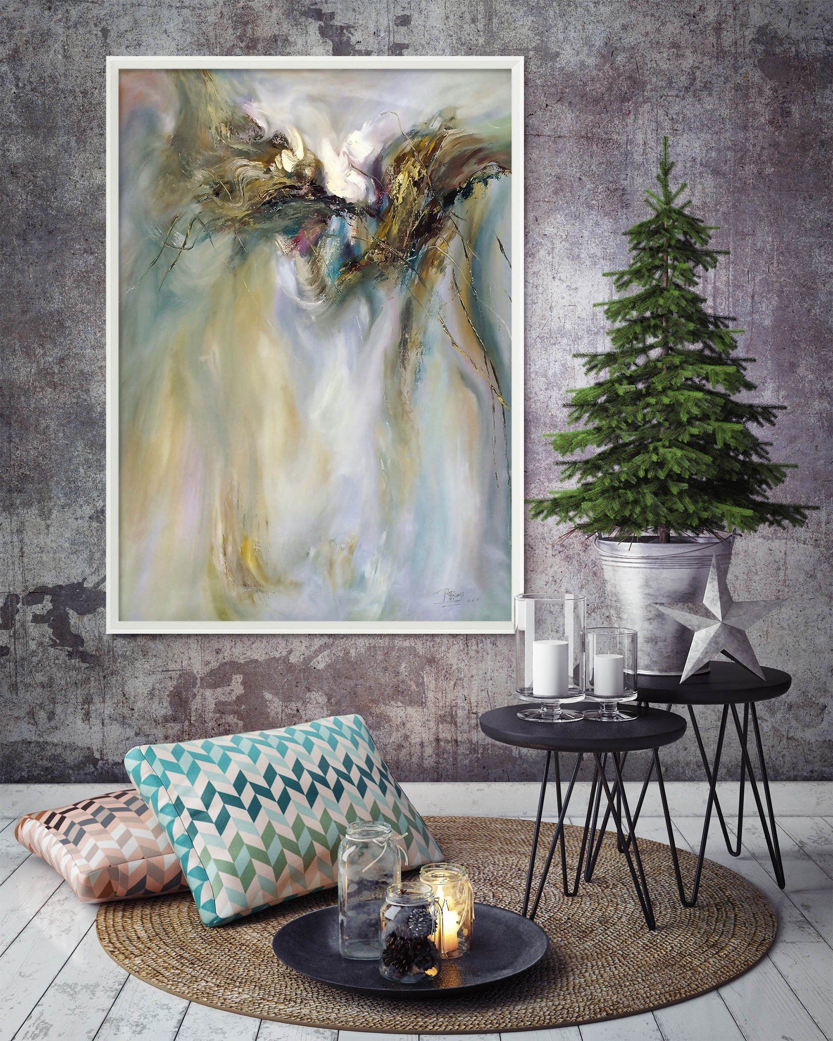 3D Bright Color 106 Fake Framed Print Painting Wallpaper AJ Creativity Home