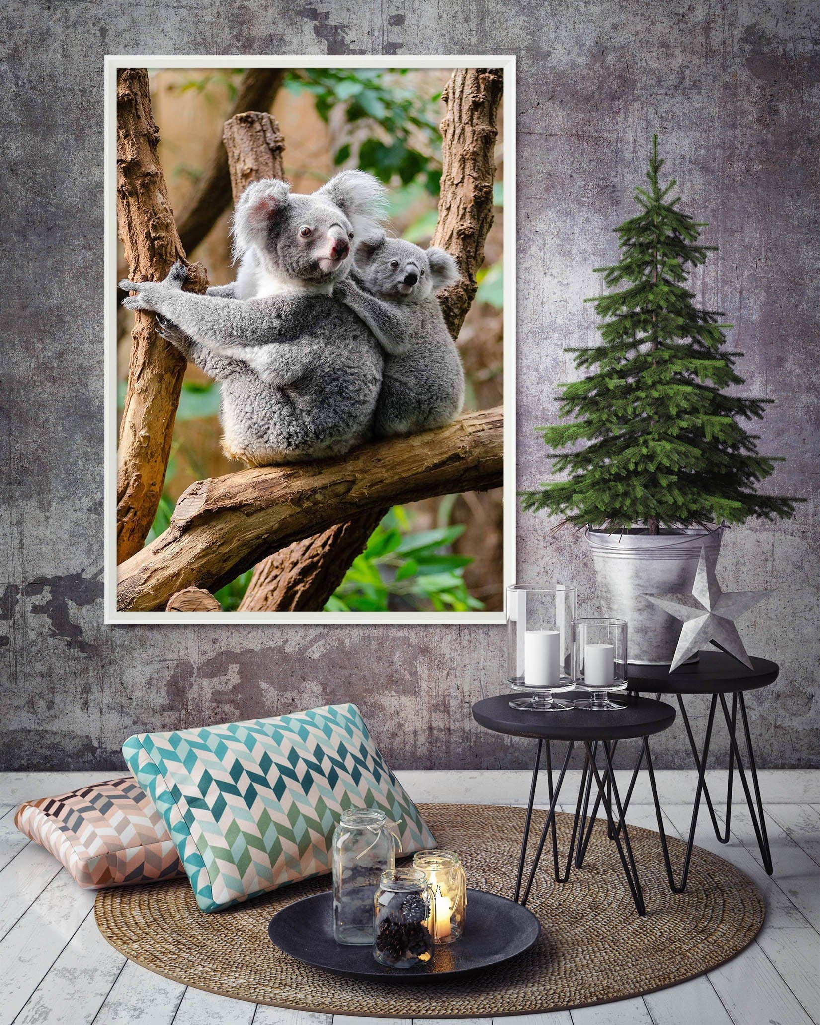 3D Leisurely Sun 056 Fake Framed Print Painting Wallpaper AJ Creativity Home