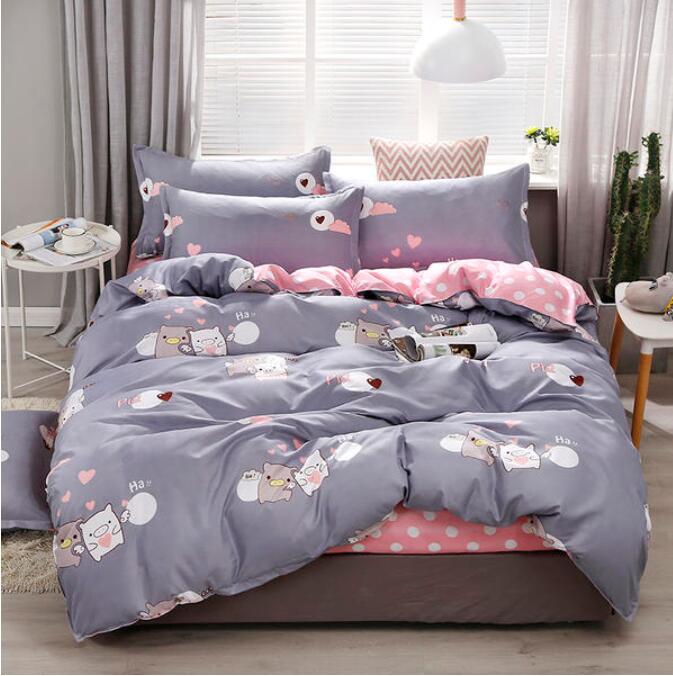 3D Cartoon Pig 2007 Bed Pillowcases Quilt