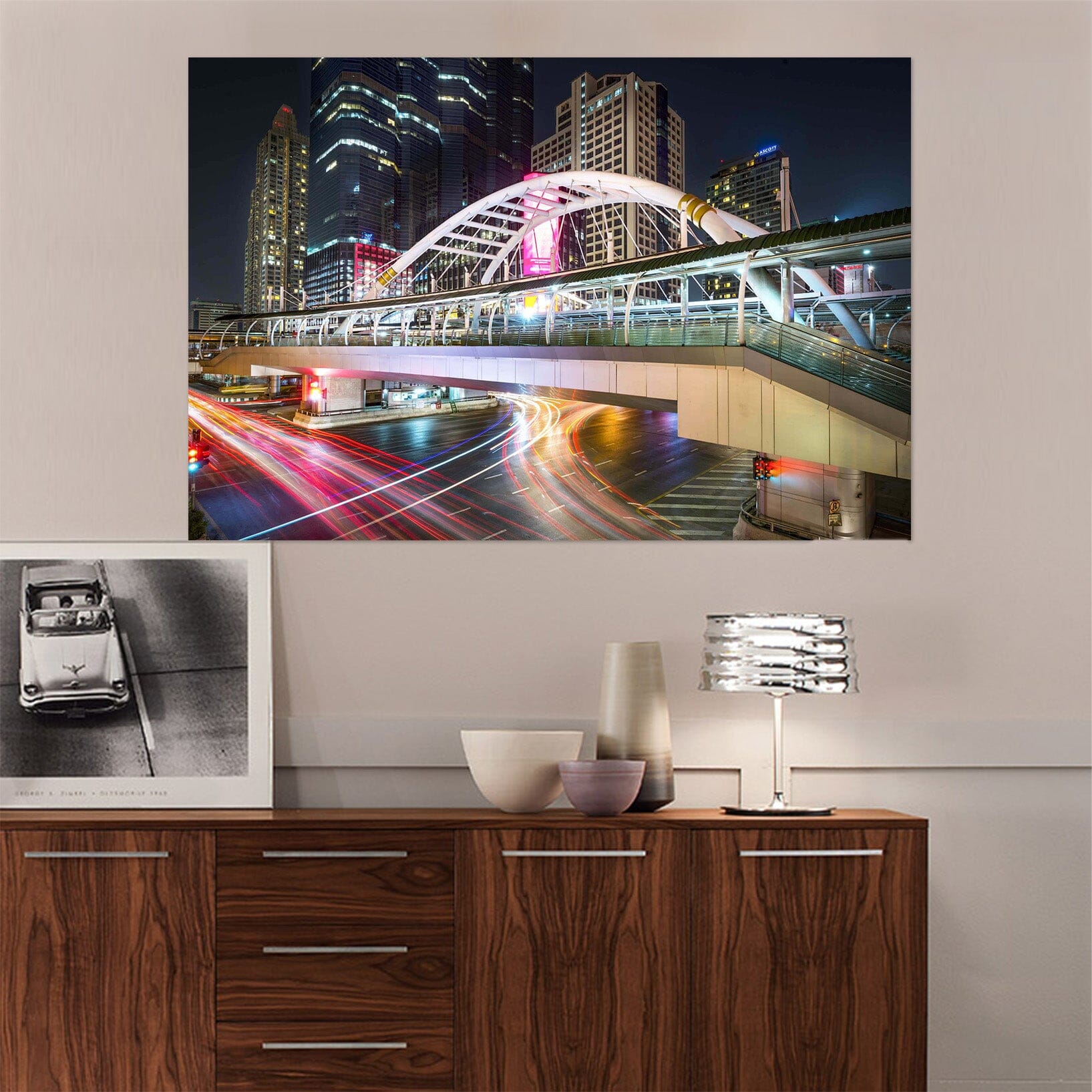 3D Bangkok Bridge 107 Marco Carmassi Wall Sticker Wallpaper AJ Wallpaper 2