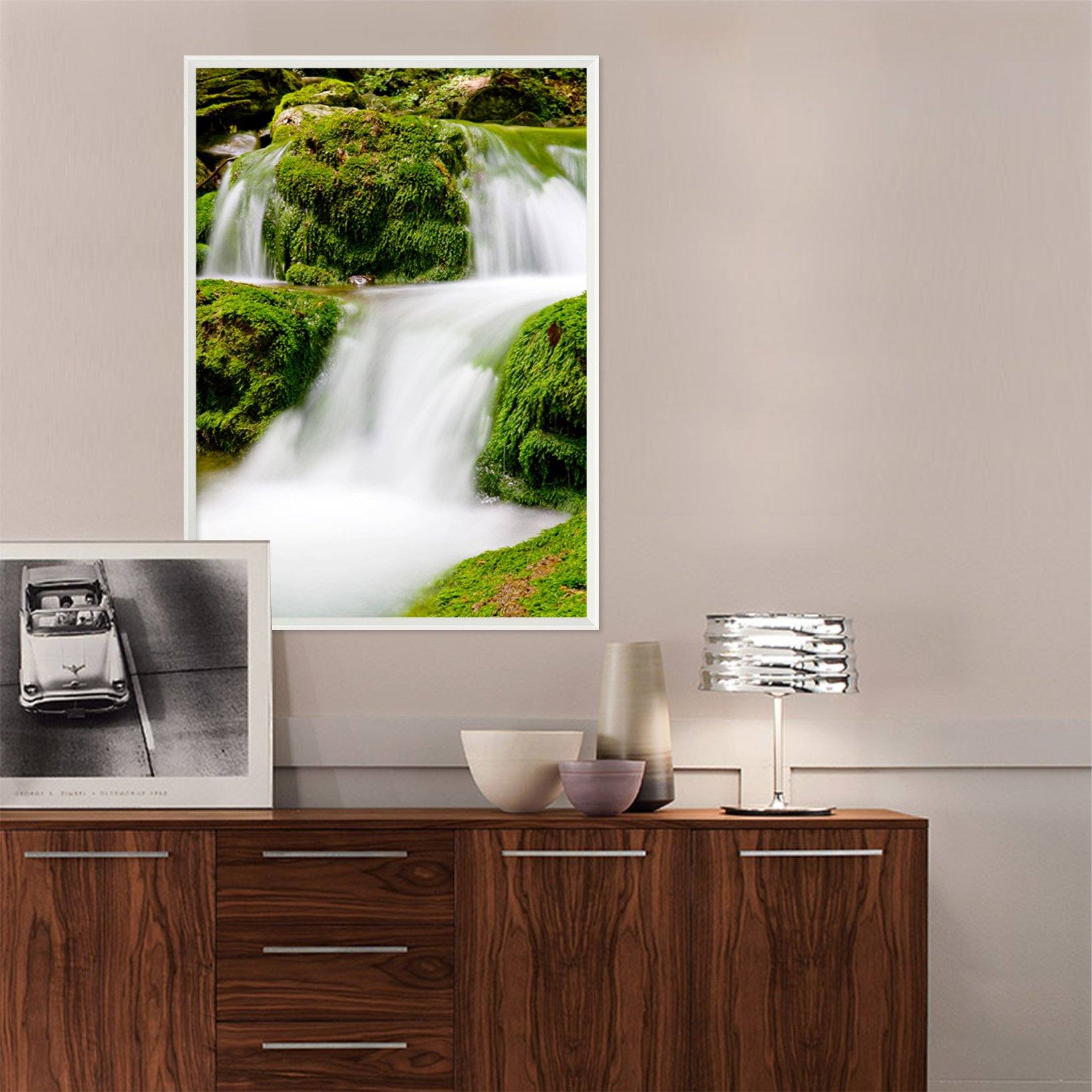 3D Flow Direction 119 Fake Framed Print Painting Wallpaper AJ Creativity Home