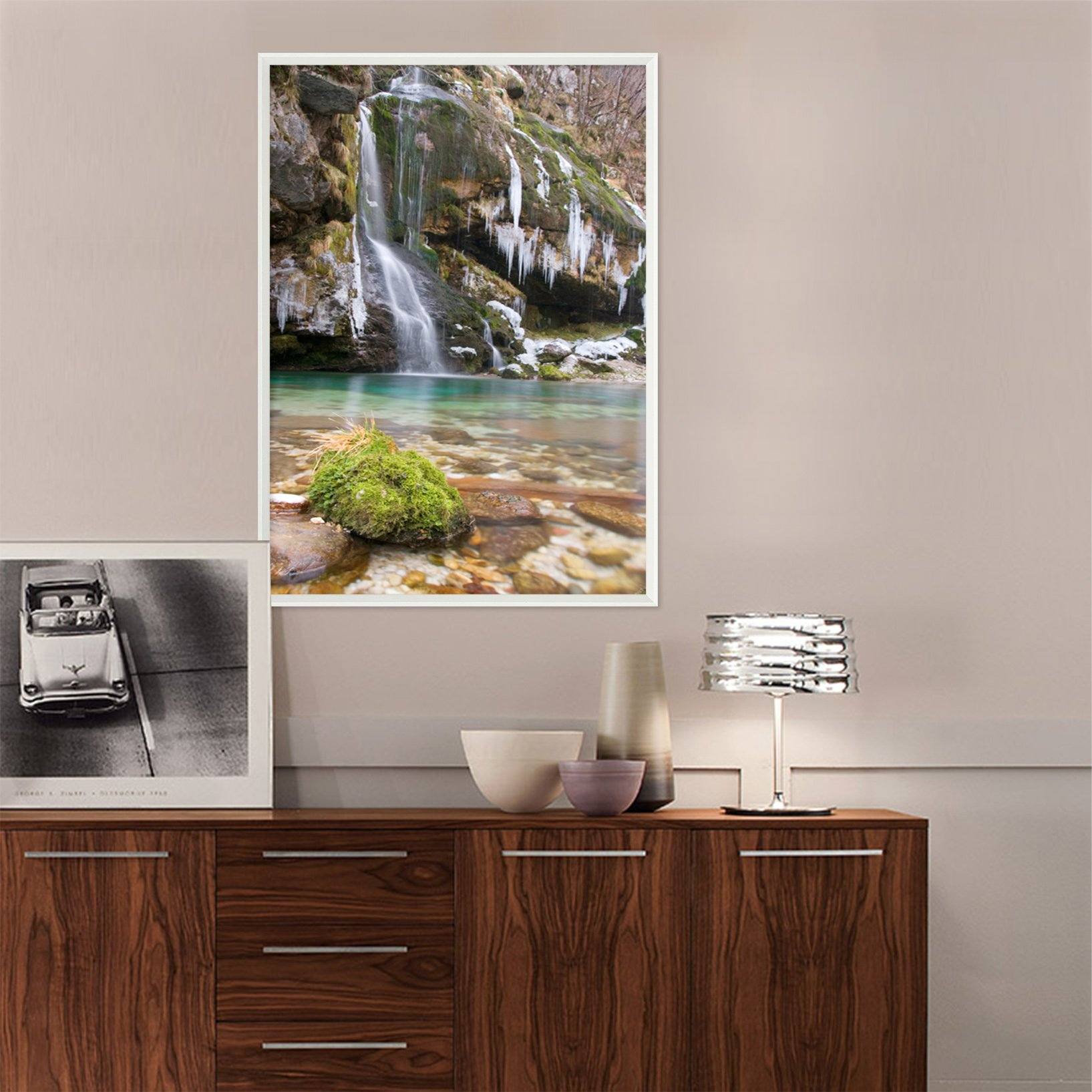 3D Transparent River 131 Fake Framed Print Painting Wallpaper AJ Creativity Home