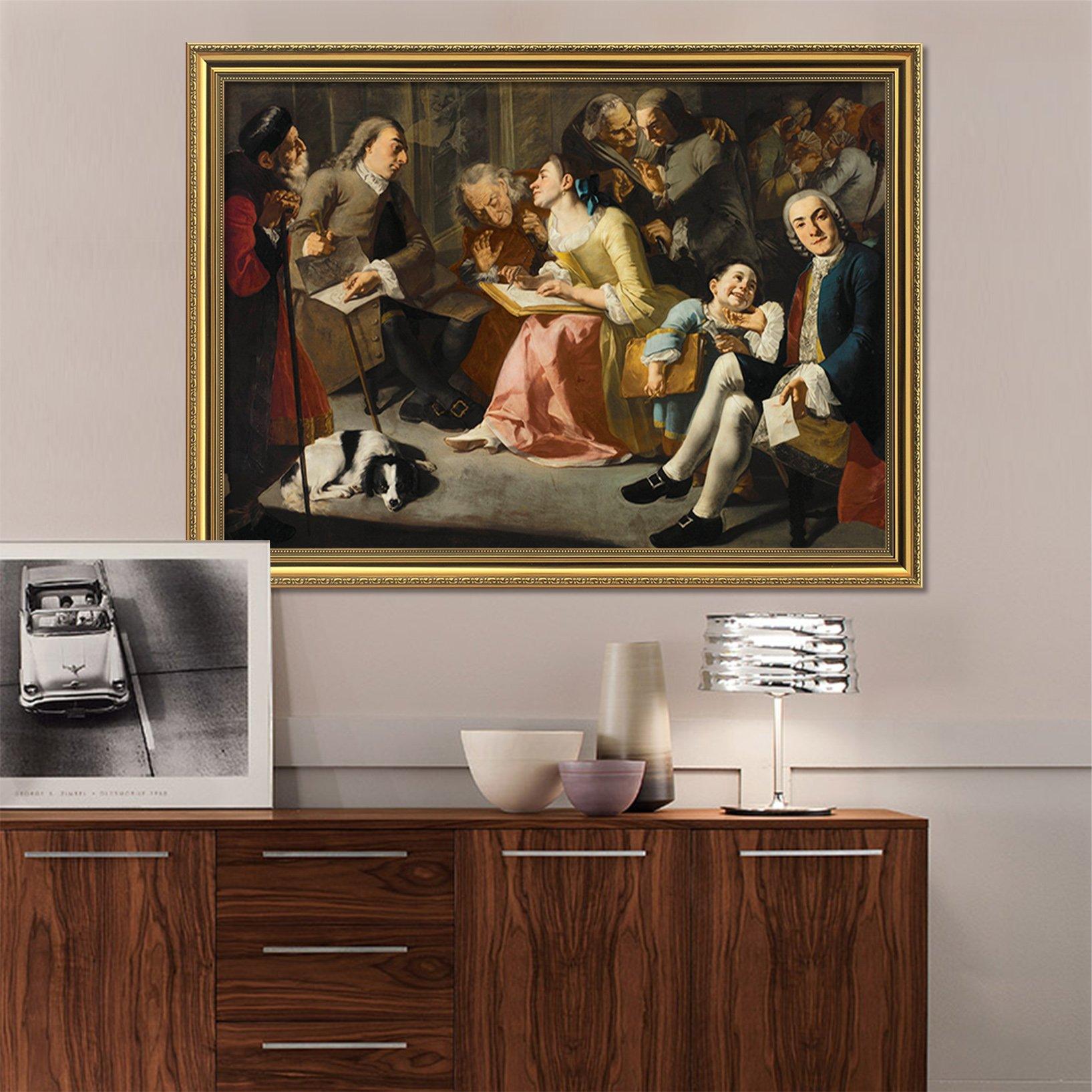 3D Study Exchange 035 Fake Framed Print Painting Wallpaper AJ Creativity Home