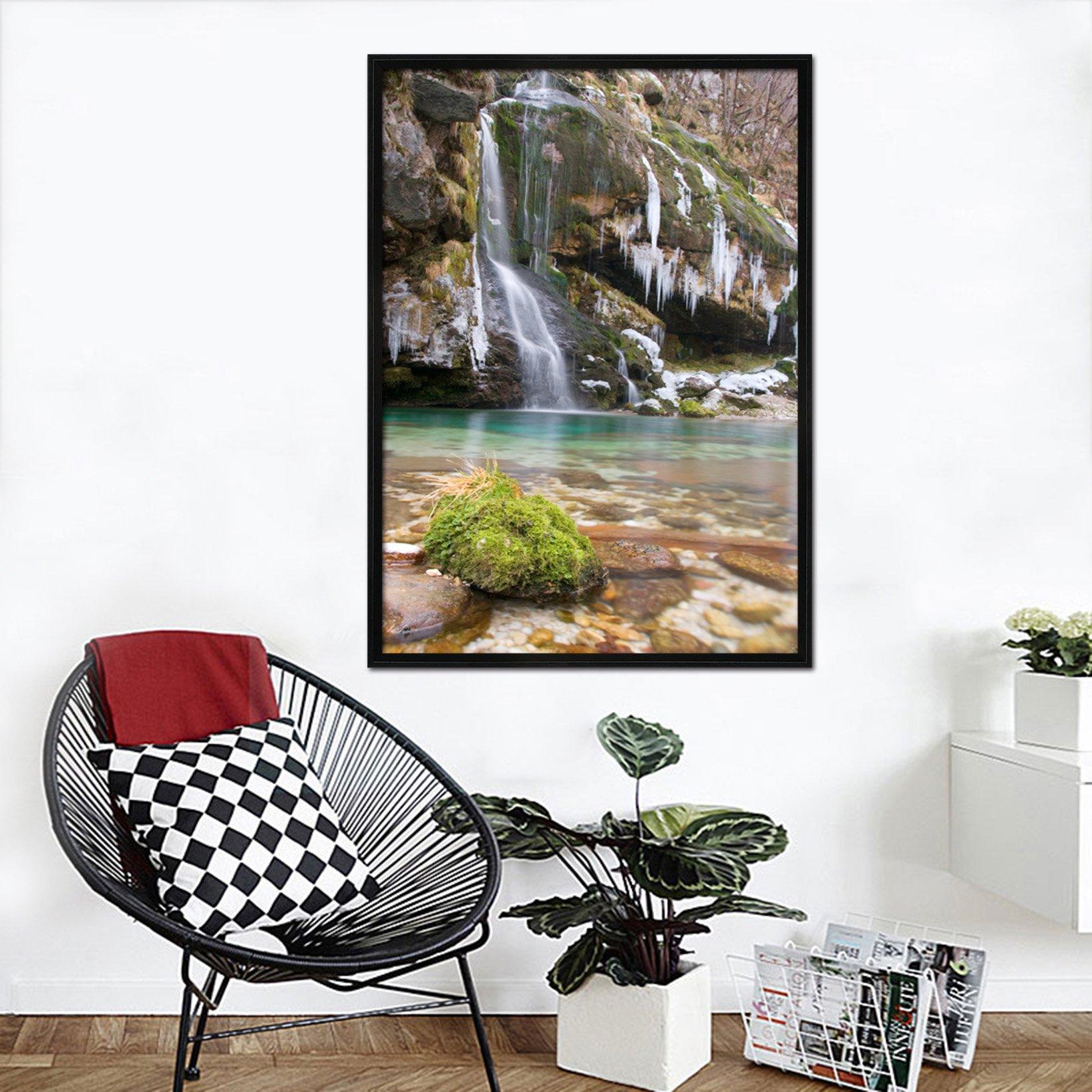 3D Transparent River 131 Fake Framed Print Painting Wallpaper AJ Creativity Home