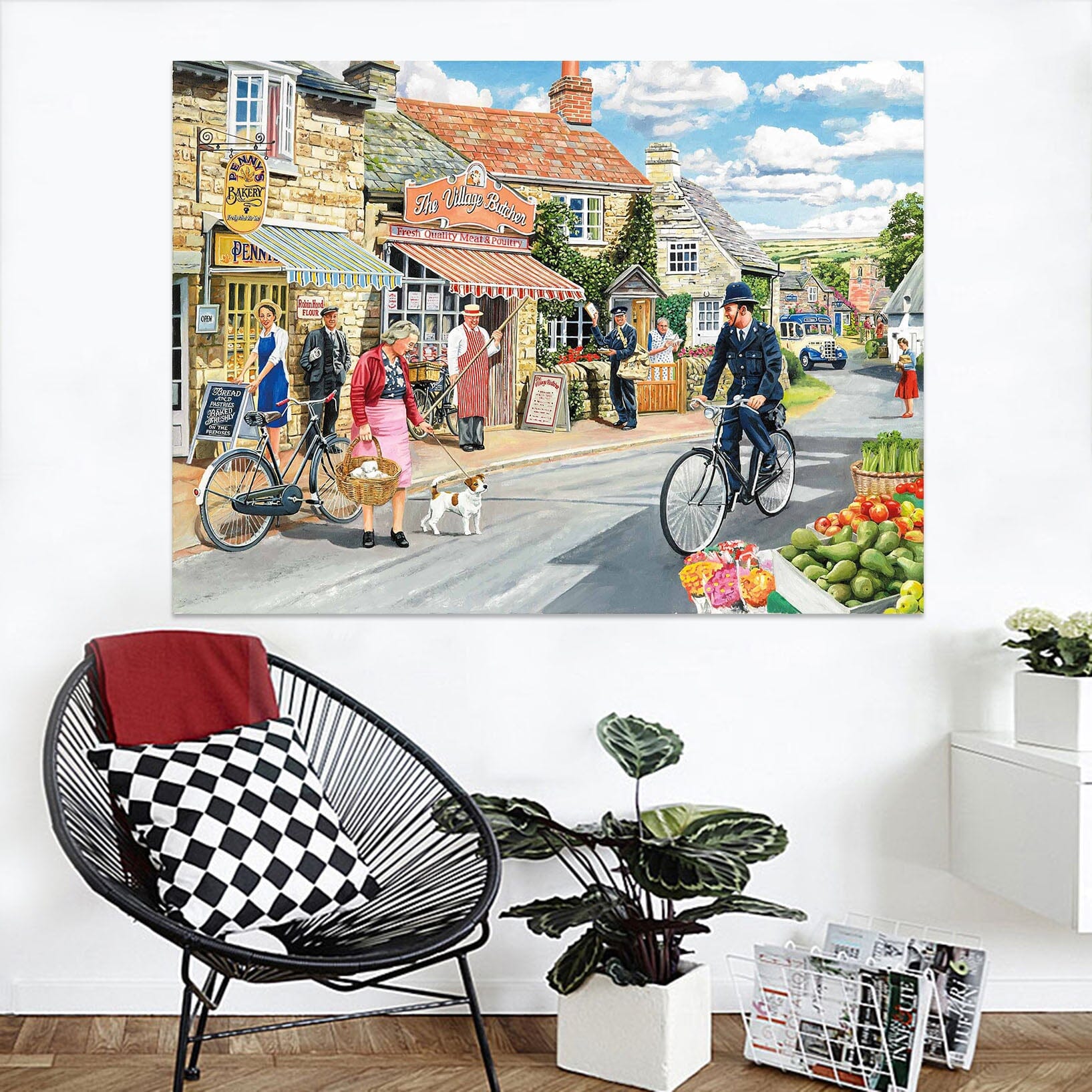 3D The Village High Street 084 Trevor Mitchell Wall Sticke Wallpaper AJ Wallpaper 2