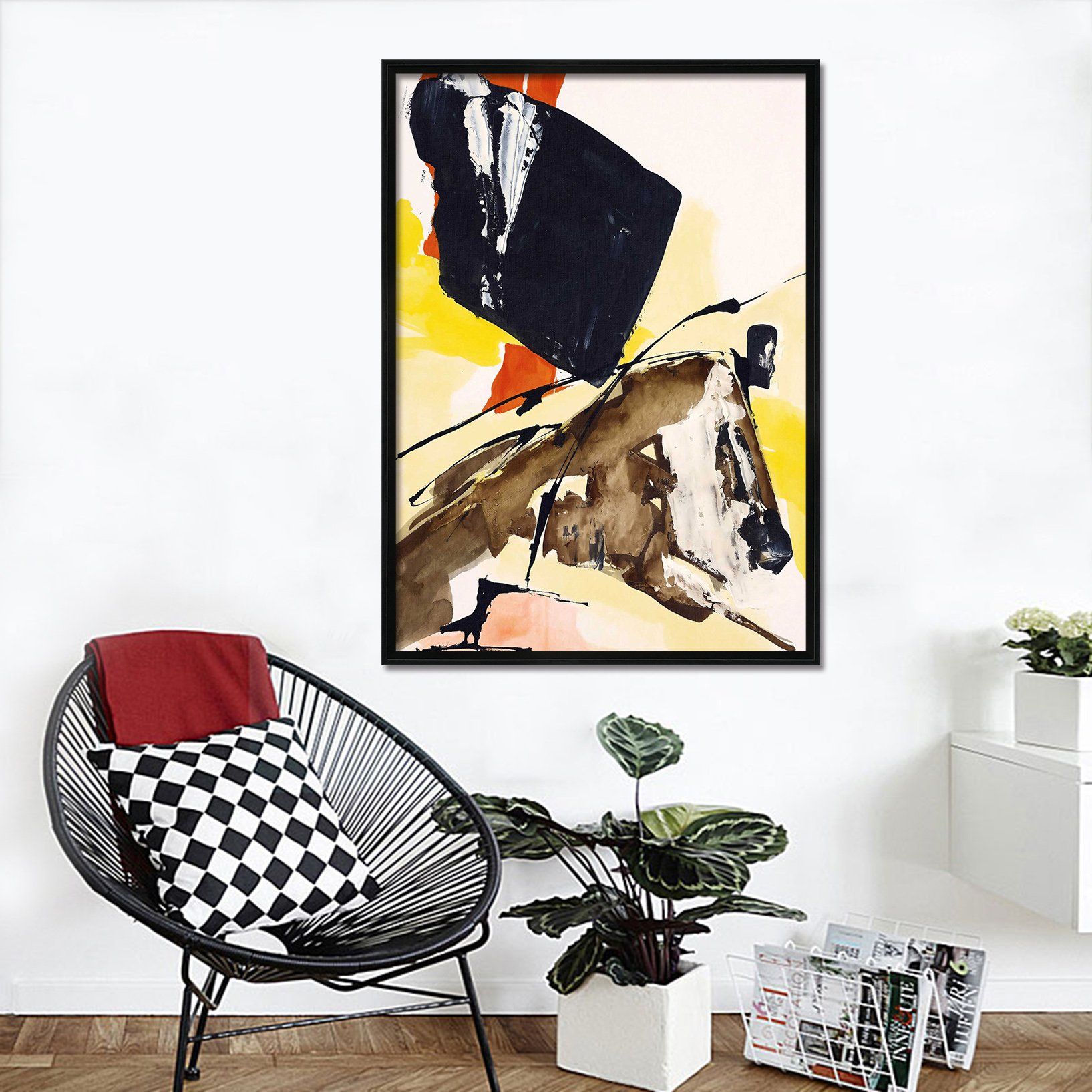 3D Black Graffiti 104 Fake Framed Print Painting Wallpaper AJ Creativity Home