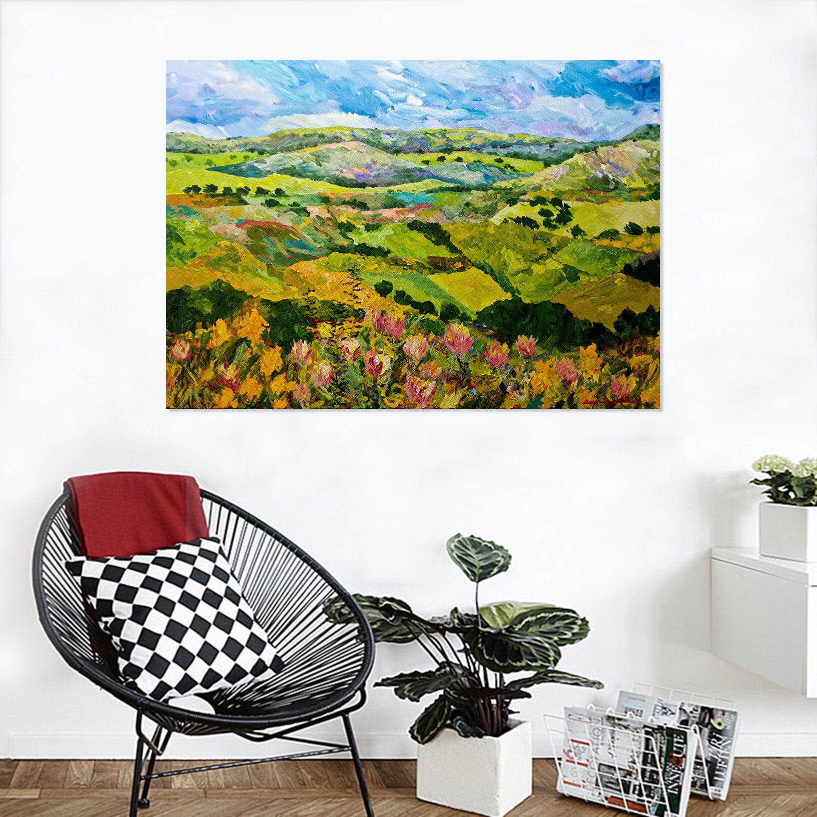 3D Colored Field 193 Allan P. Friedlander Wall Sticker Wallpaper AJ Wallpaper 2