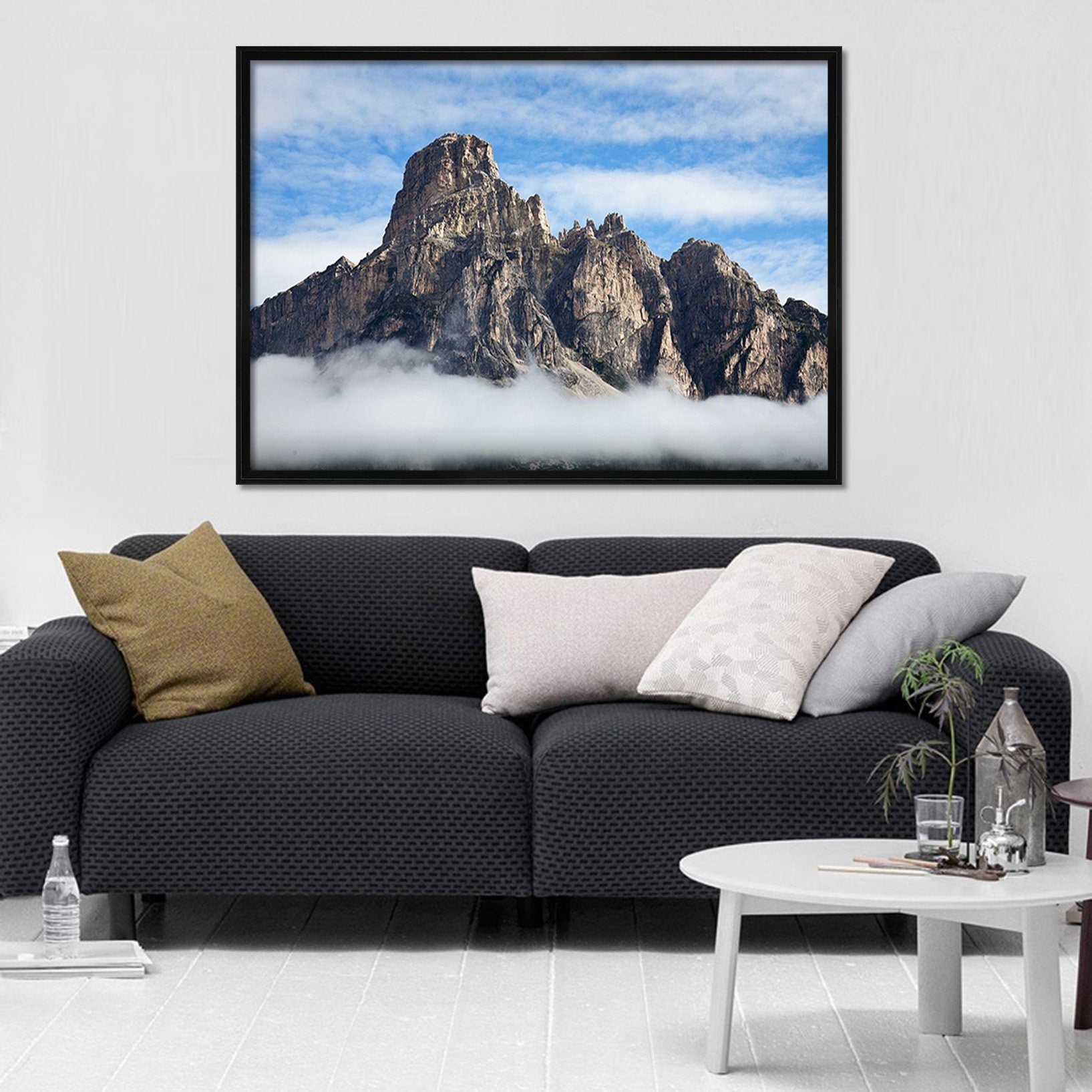 3D Dangerous Peaks 074 Fake Framed Print Painting Wallpaper AJ Creativity Home