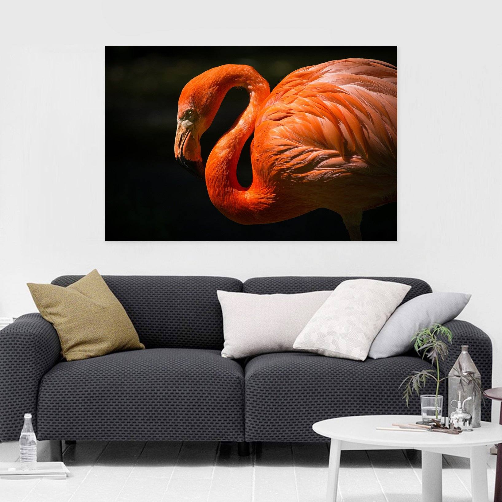 3D Flamingo 14 Animal Wall Stickers Wallpaper AJ Wallpaper 2