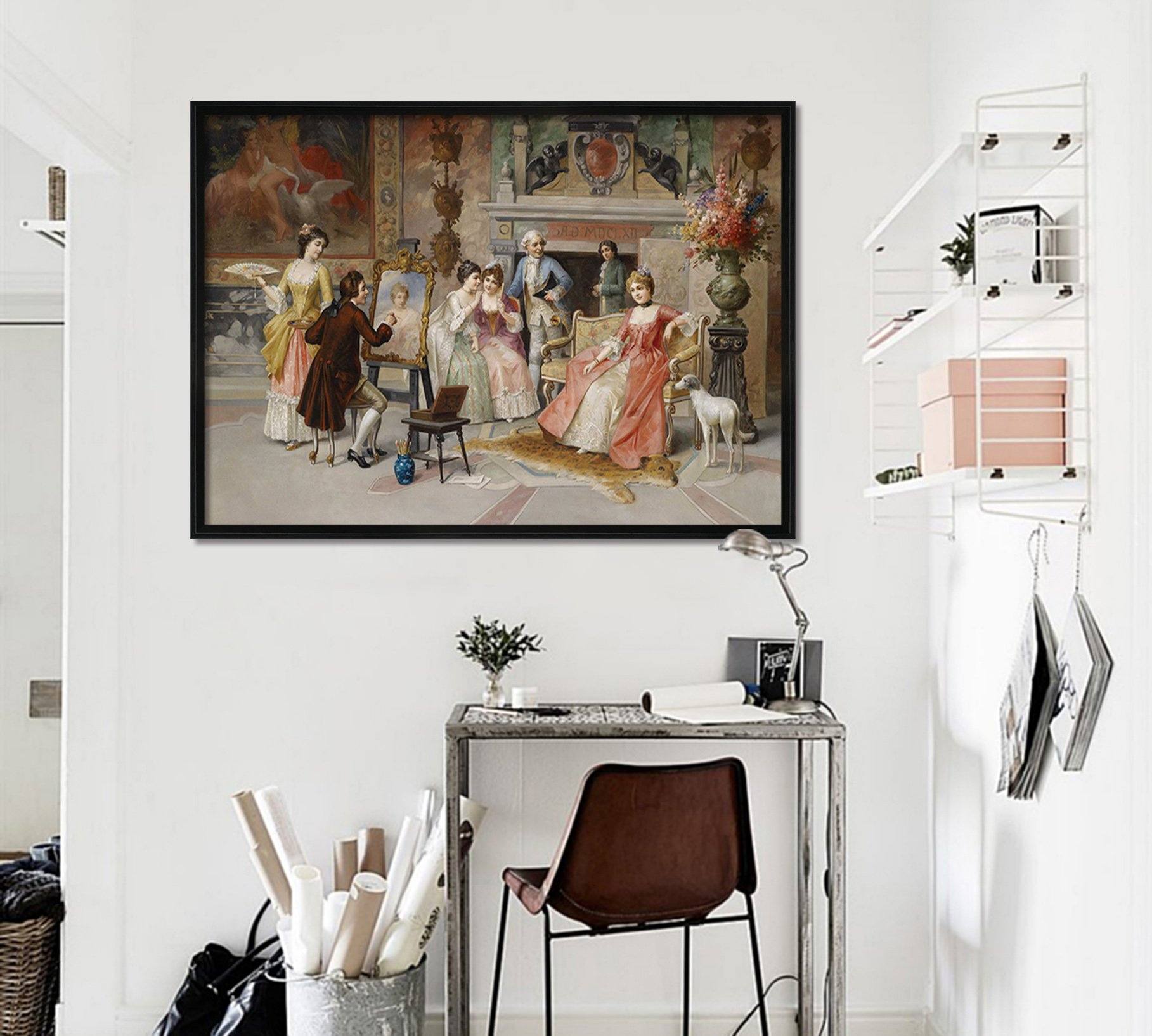 3D Painting Characters 139 Fake Framed Print Painting Wallpaper AJ Creativity Home