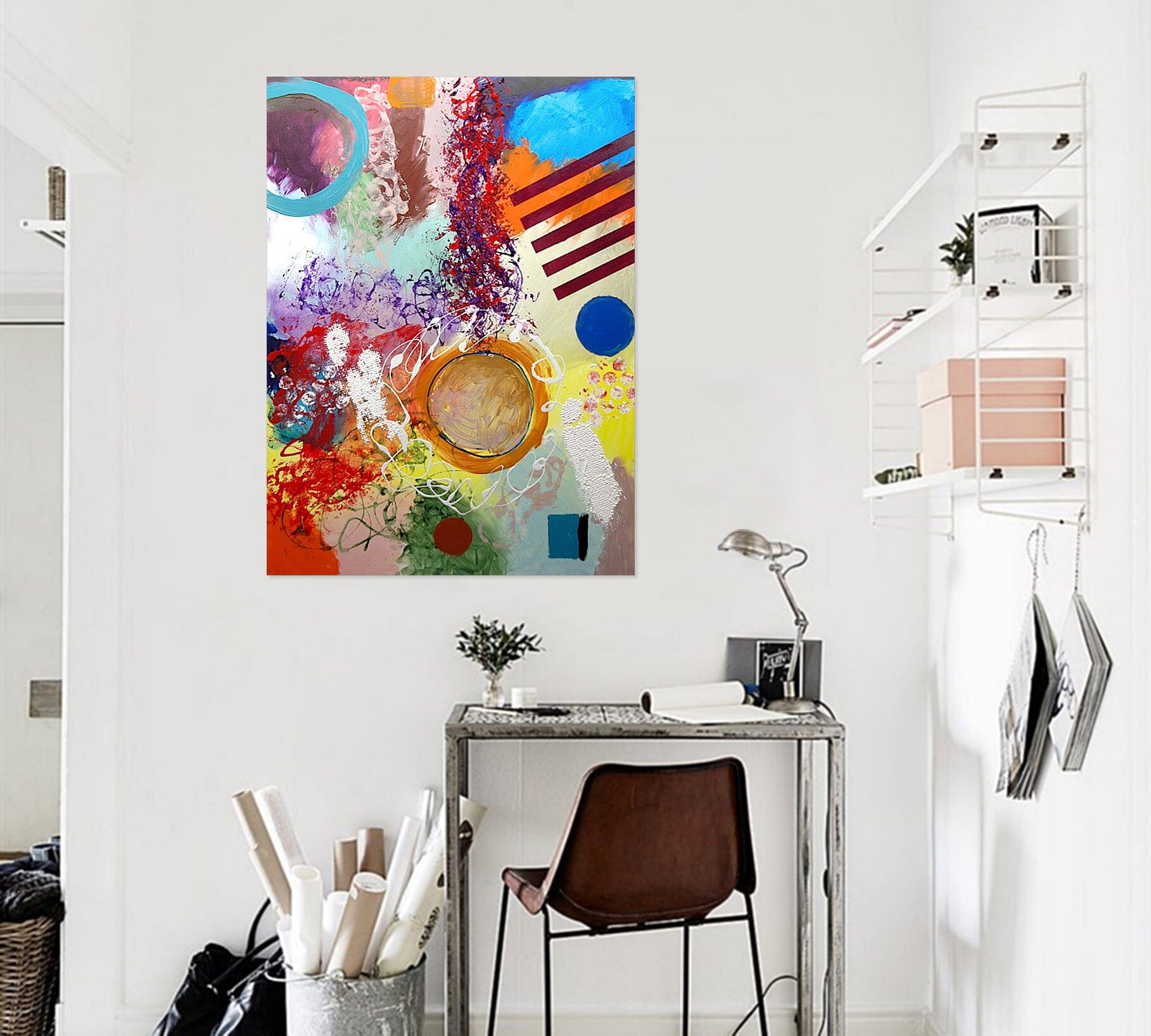 3D Color Graffiti 268 Allan P. Friedlander Wall Sticker Wallpaper AJ Wallpaper 2