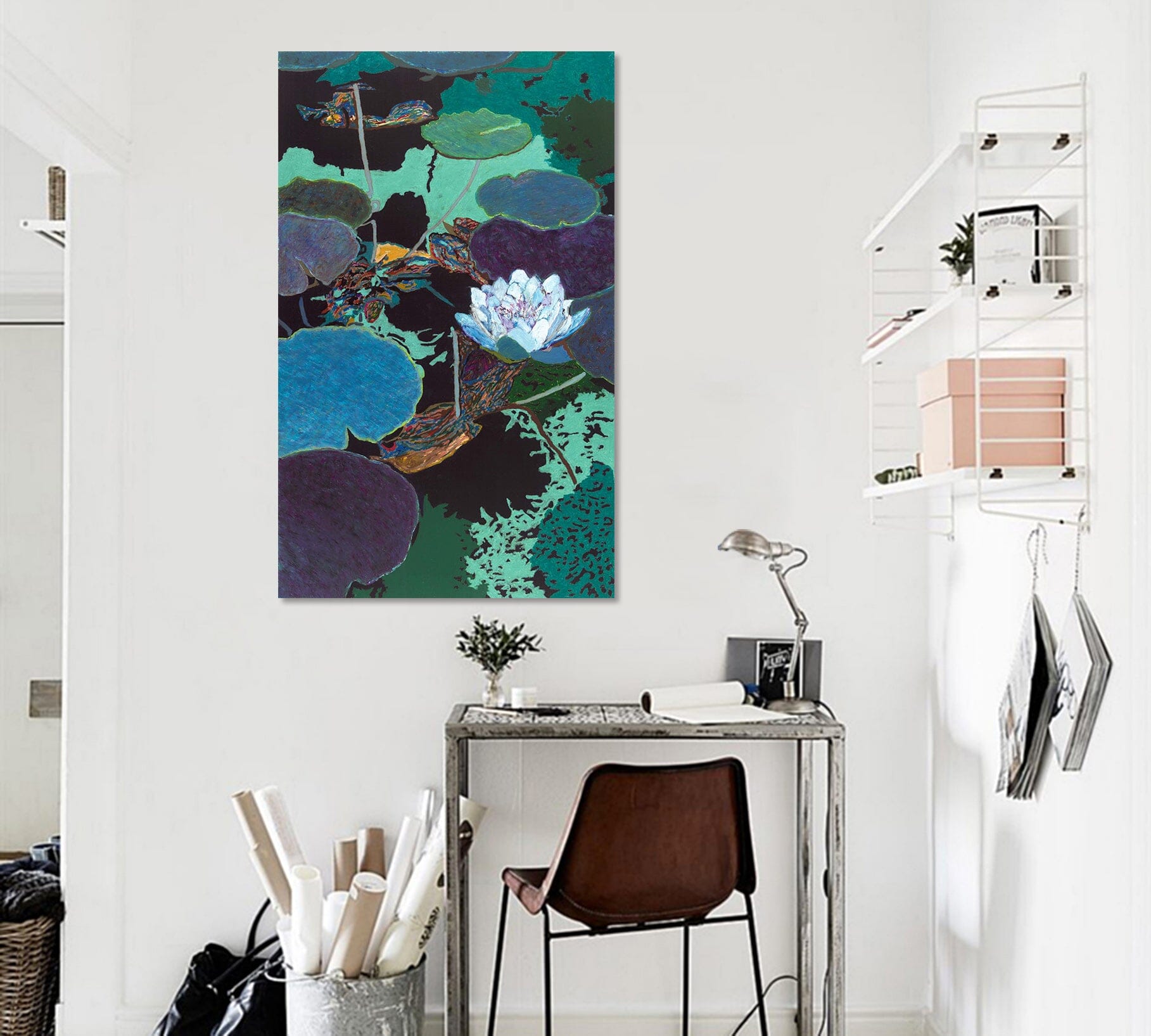 3D White Lotus 278 Allan P. Friedlander Wall Sticker Wallpaper AJ Wallpaper 2