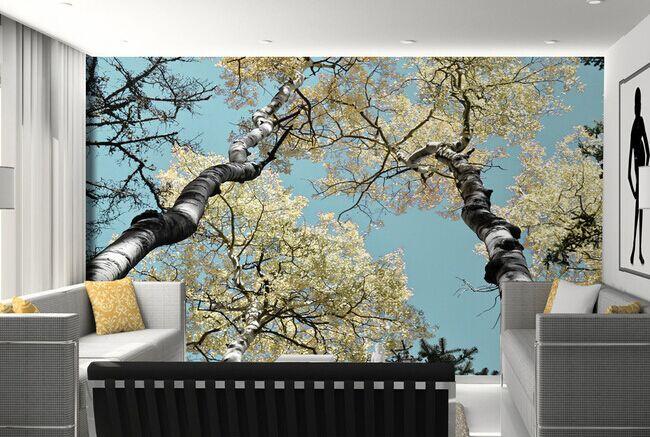 3D Sky Leaves 129 Wallpaper AJ Wallpaper