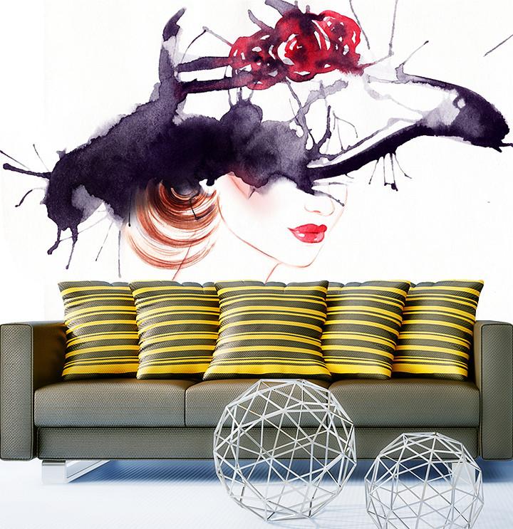 3D Modern Hat Girl 672 Wallpaper AJ Wallpaper