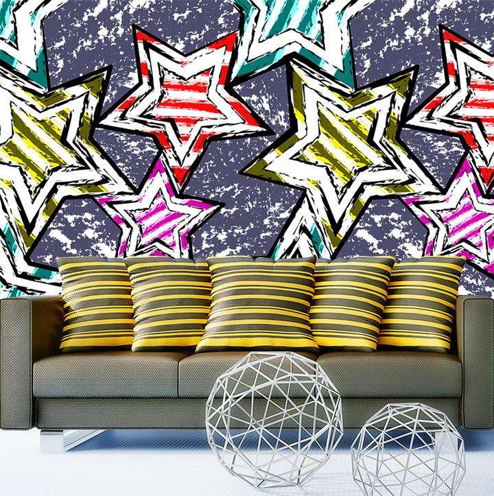 3D Star Painting 576 Wallpaper AJ Wallpaper