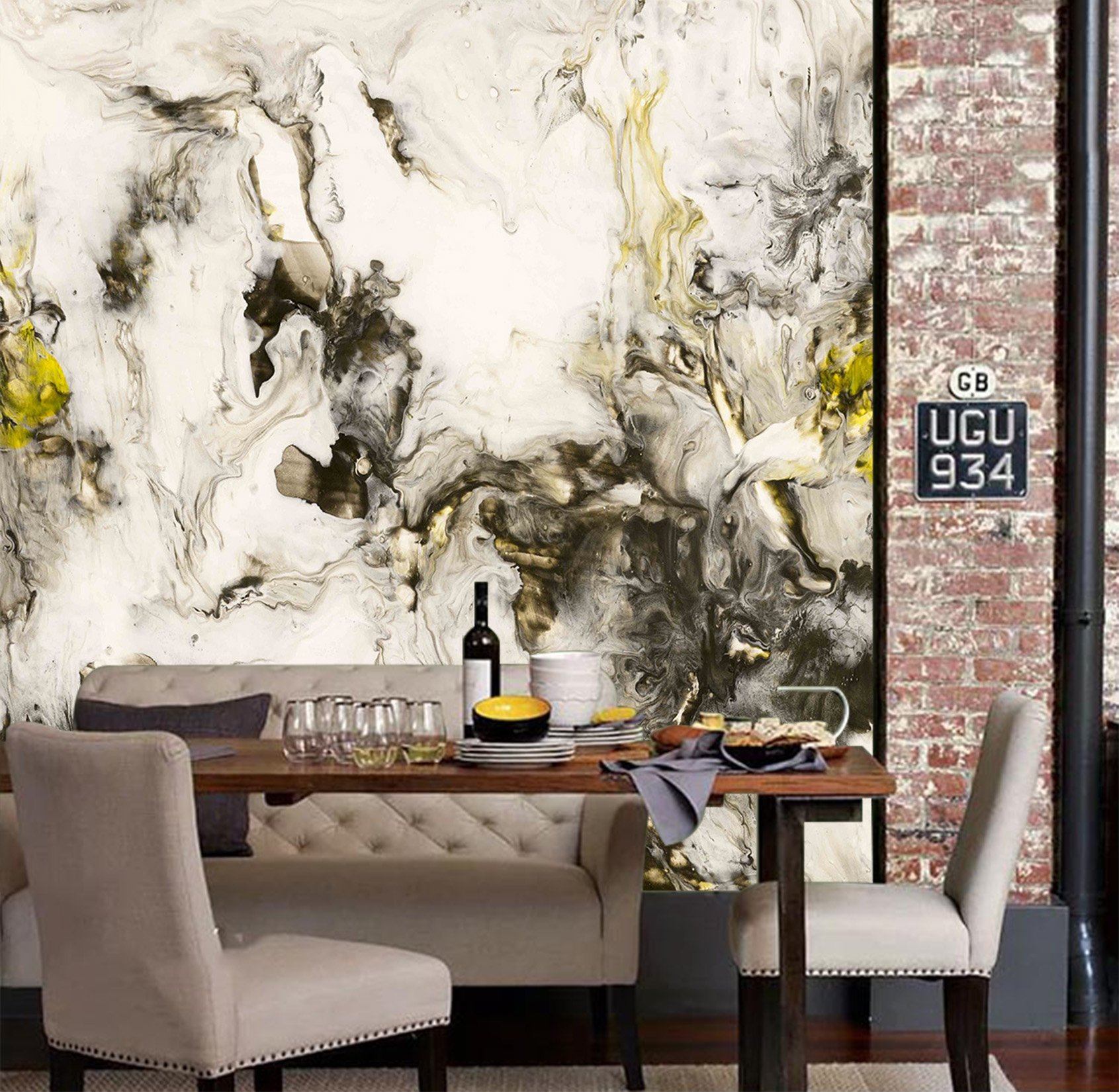 3D Irregular Ink Painting 33 Wallpaper AJ Wallpaper