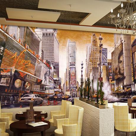 3D Building Street 084 Wallpaper AJ Wallpaper