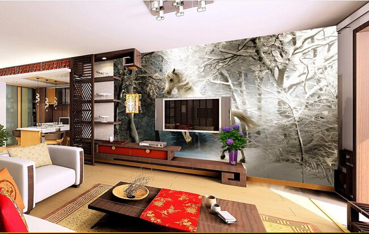 3D Wood Horse 132 Wallpaper AJ Wallpaper