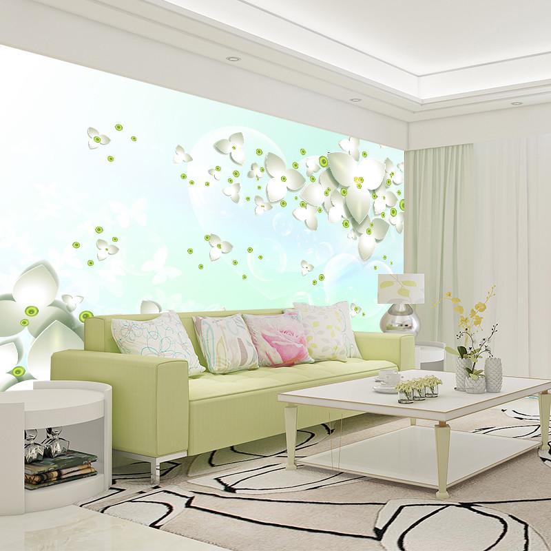 3D White Clover 242 Wallpaper AJ Wallpaper 2