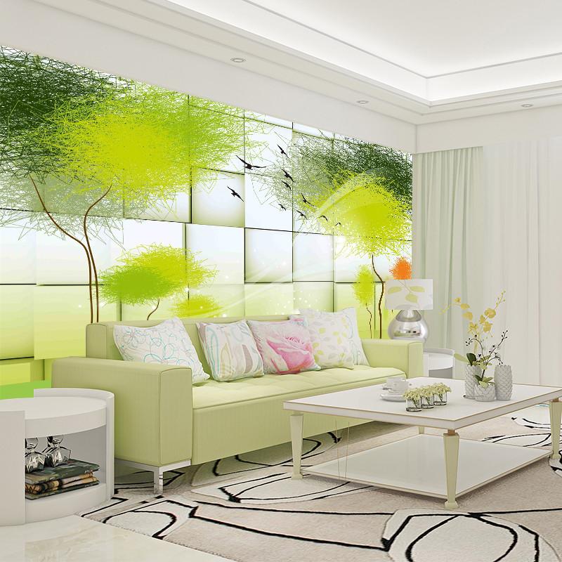 3D Painted Green Tree 98 Wallpaper AJ Wallpaper
