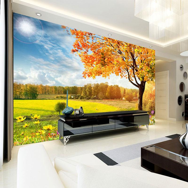 3D Maple Trees 054 Wallpaper AJ Wallpaper