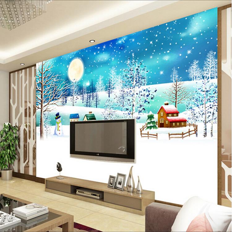 3D Moon Snowman 109 Wallpaper AJ Wallpaper