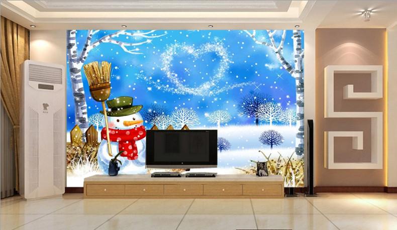 Lovely Snowman Wallpaper AJ Wallpaper