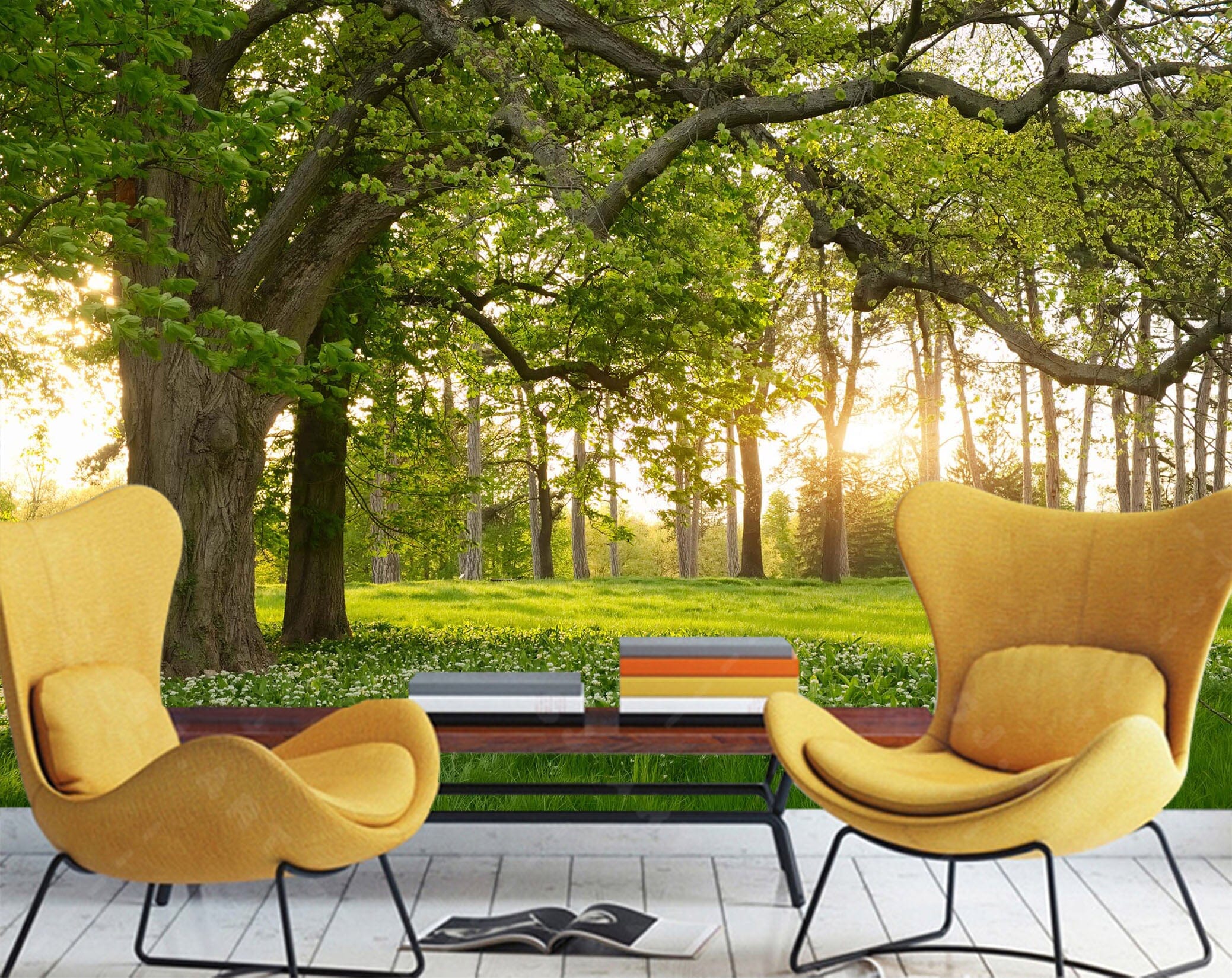 3D Grass Sunshine 1504 Wall Murals Wallpaper AJ Wallpaper 2