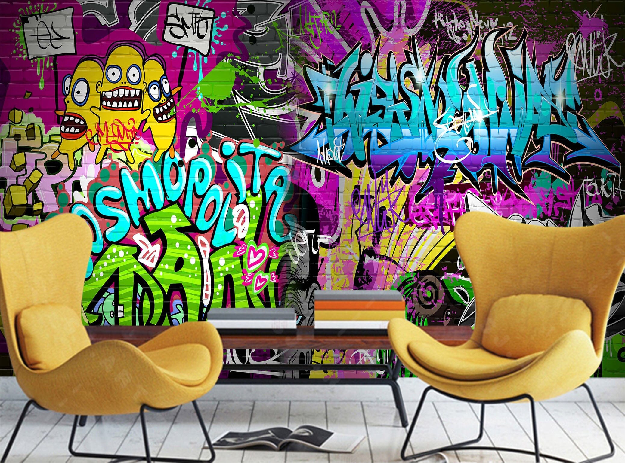 3D Graffiti 1512 Wall Murals Wallpaper AJ Wallpaper 2