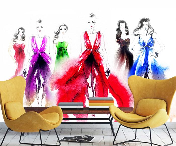 3D Modern Fashion Girl 545 Wallpaper AJ Wallpaper