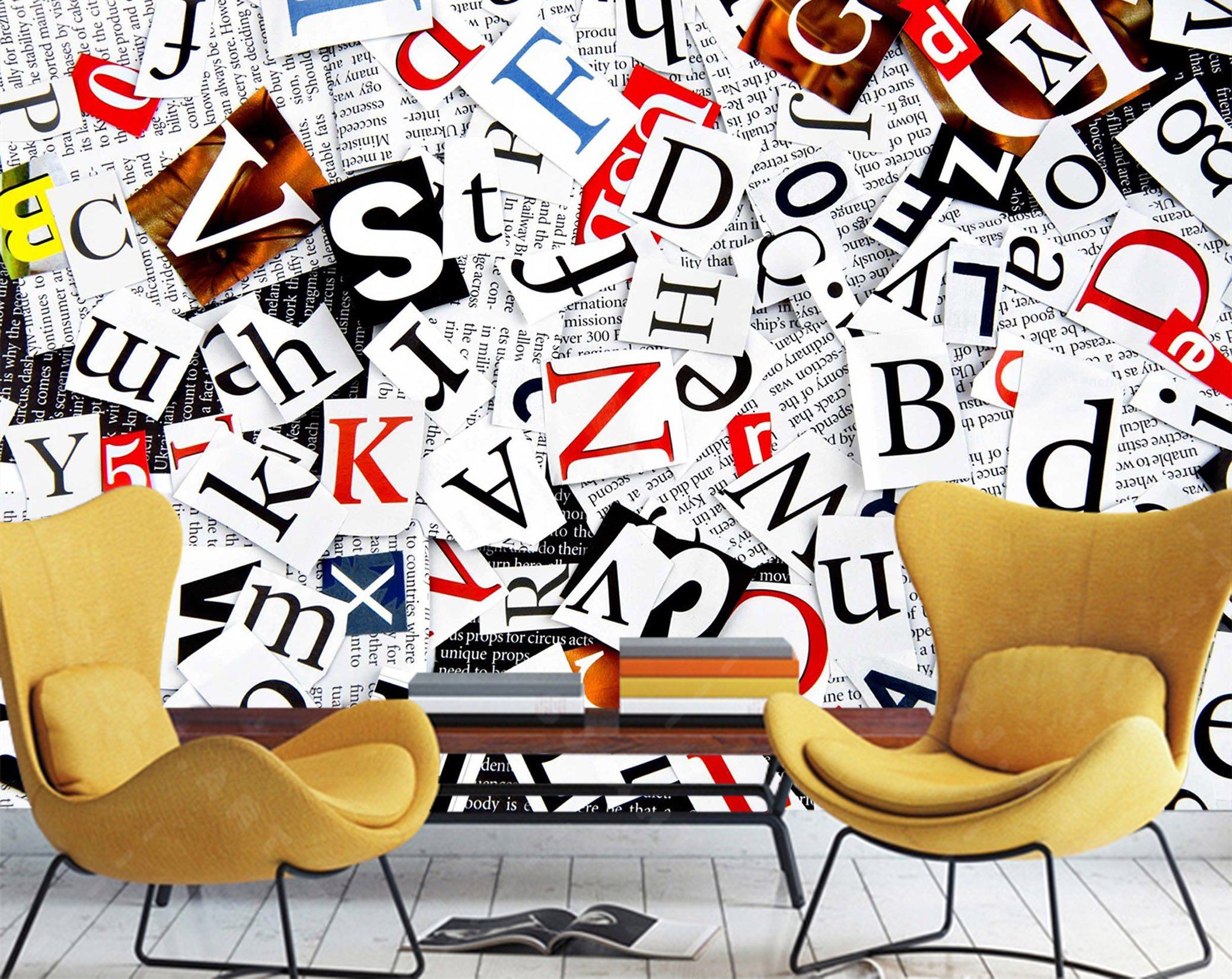 3D Note Letters 605 Wallpaper AJ Wallpaper
