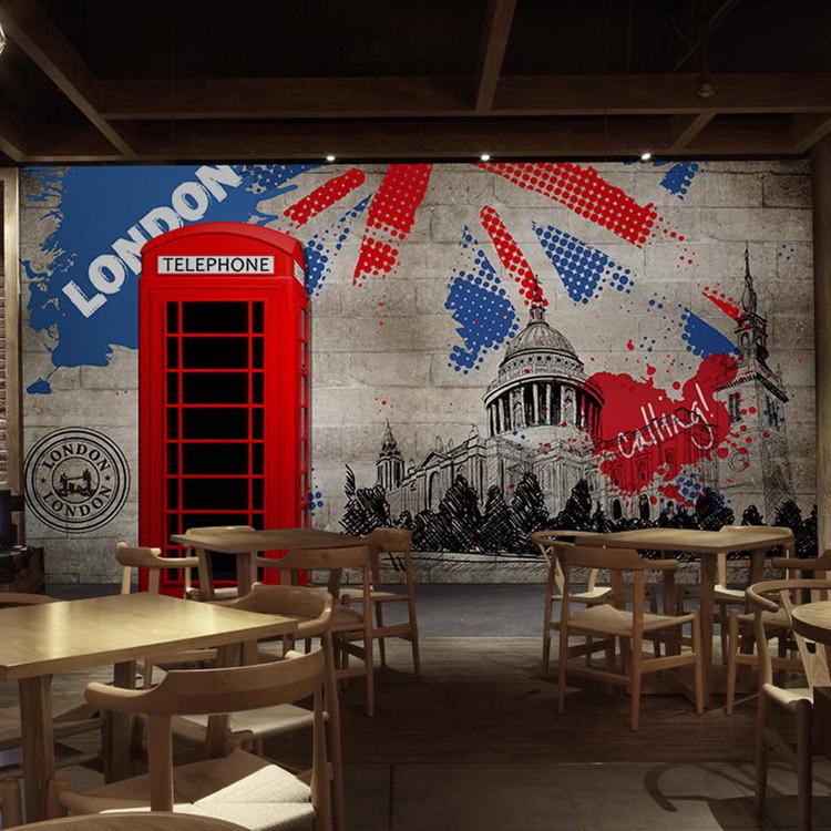 London Telephone Wallpaper AJ Wallpapers
