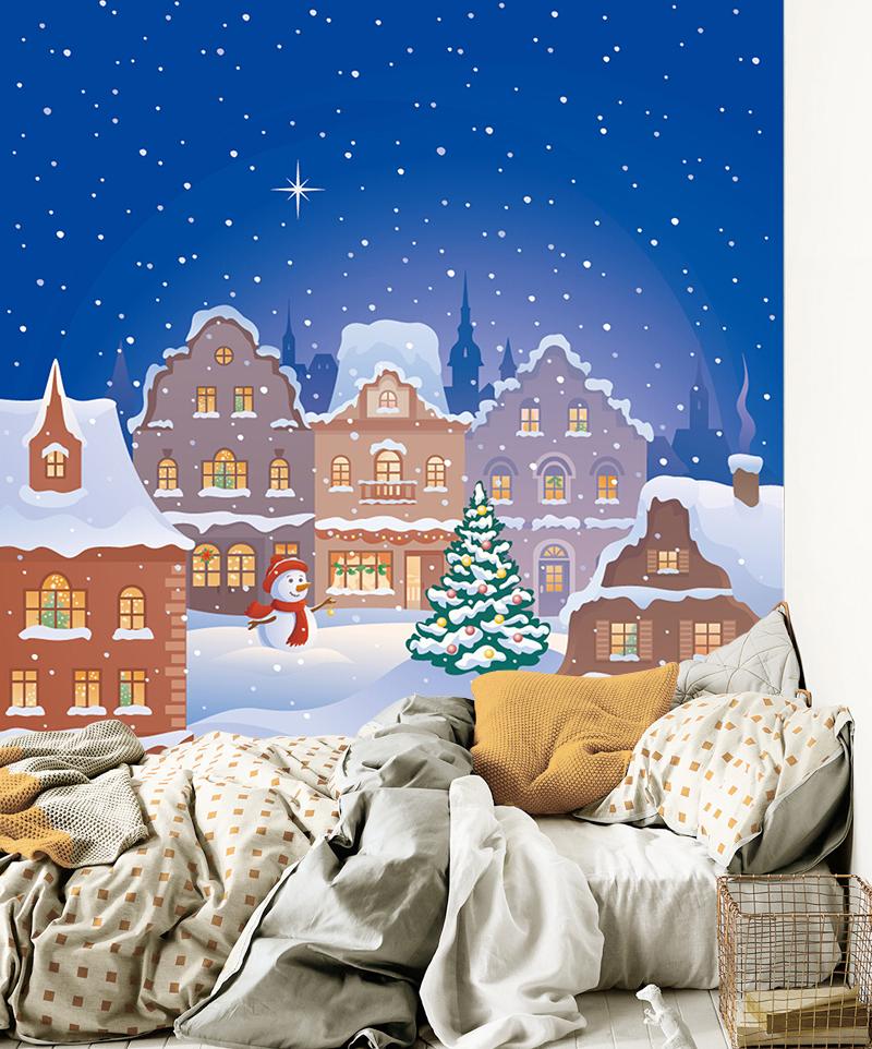 3D Stars Village 038 Wallpaper AJ Wallpaper