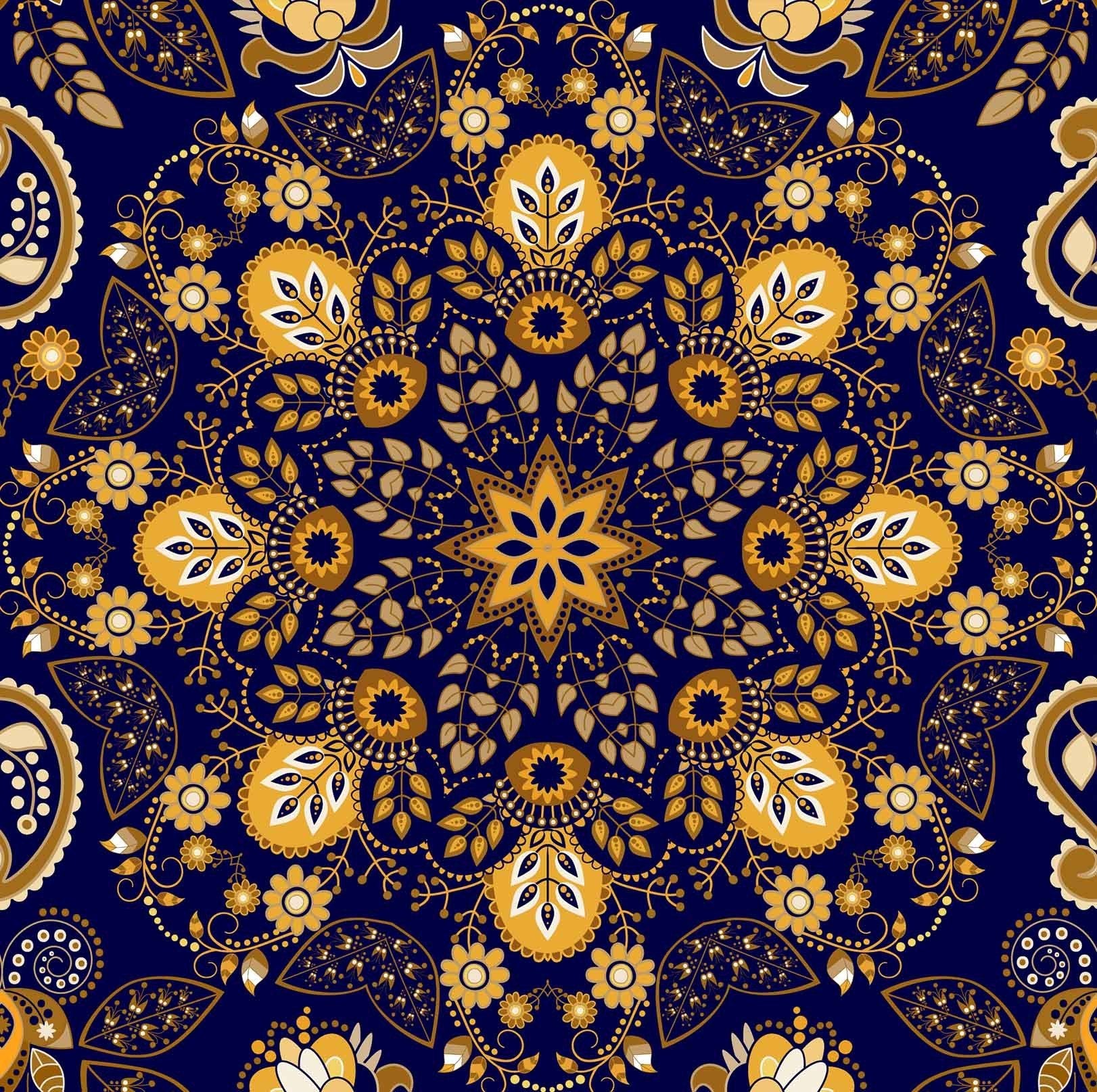 Vintage Flower Patterns Wallpaper AJ Wallpaper