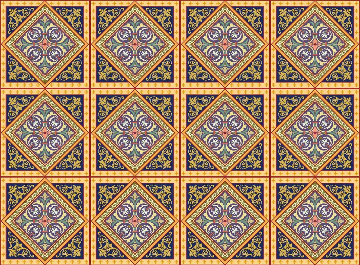Retro Grids Patterns Wallpaper AJ Wallpaper