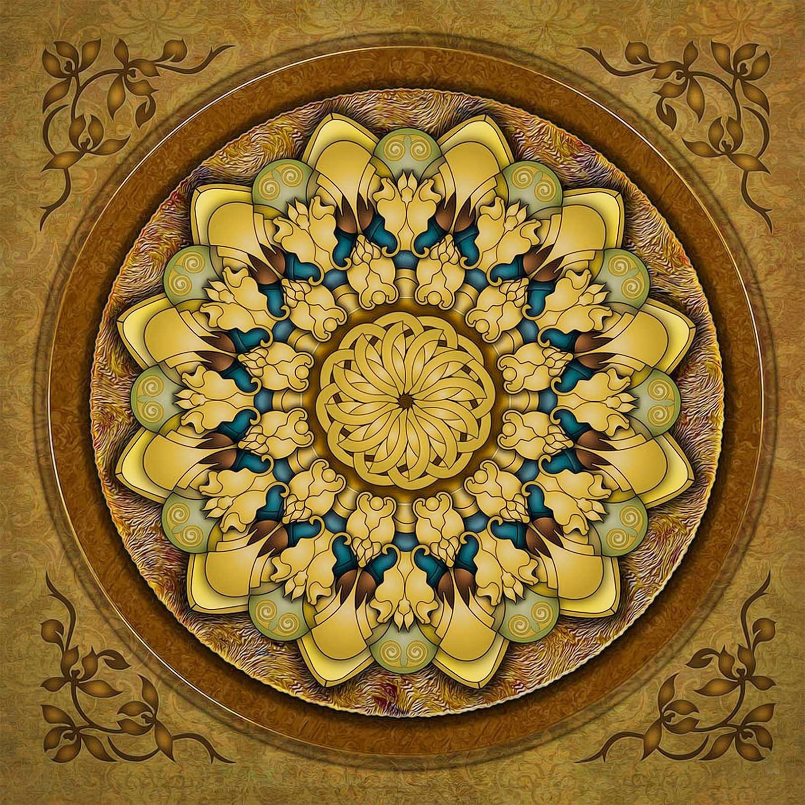 Grand Circular Pattern Wallpaper AJ Wallpaper