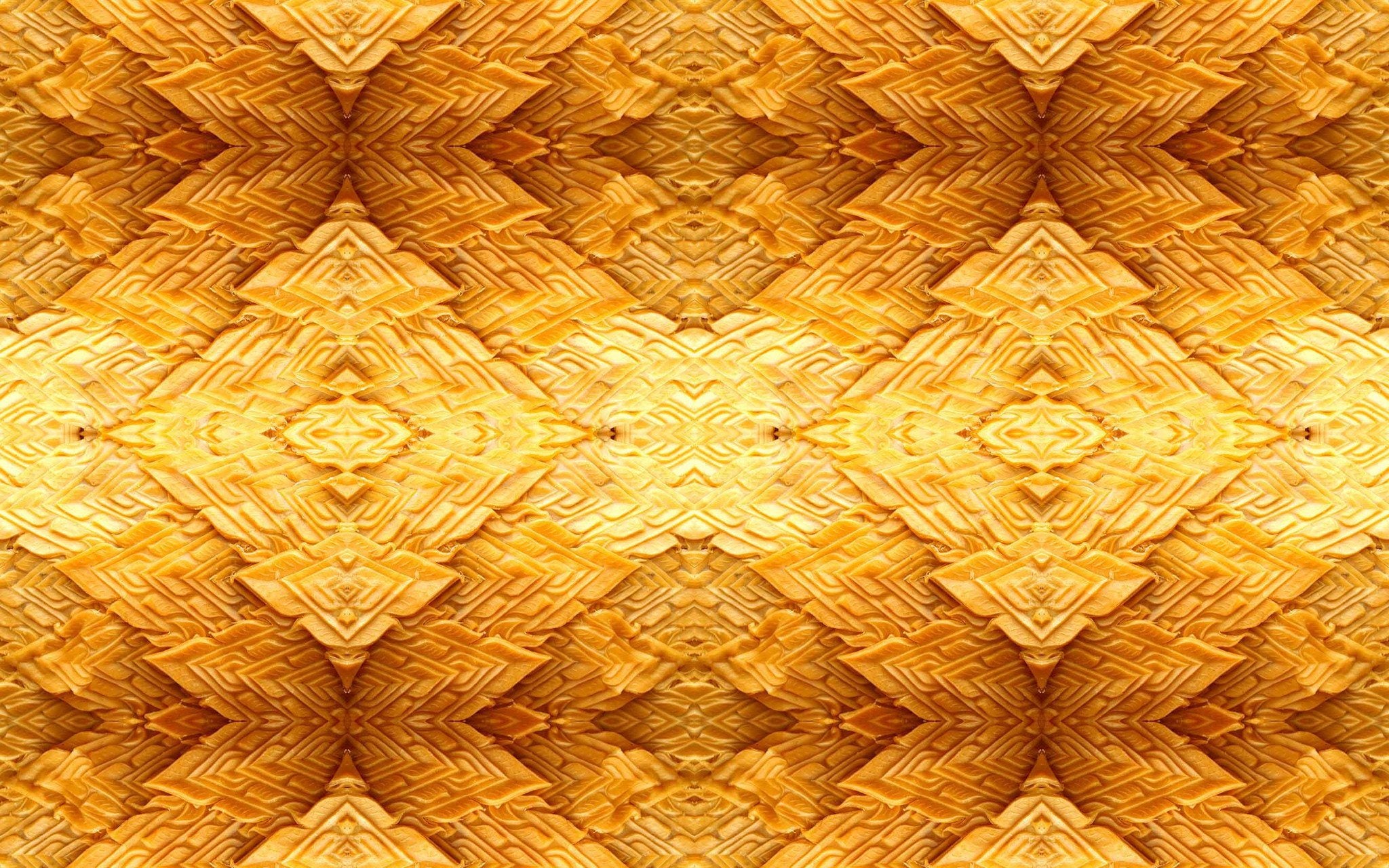 Delicate Golden Patterns Wallpaper AJ Wallpaper