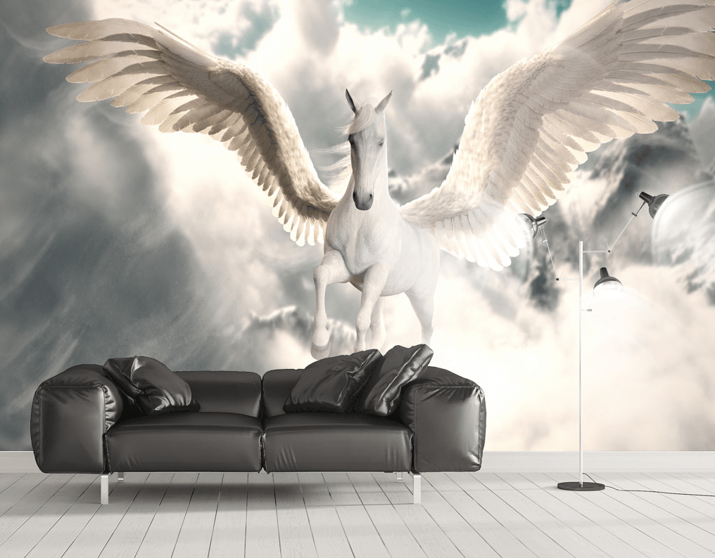 3D Wing Horse 2103 Wall Murals Wallpaper AJ Wallpaper 2