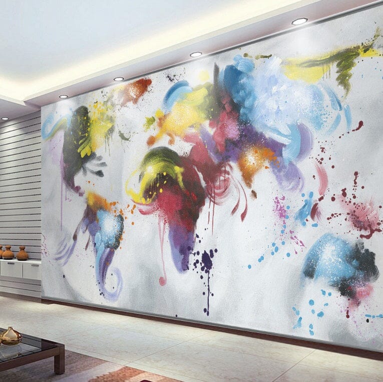 3D Color Graffiti 2030 Wall Murals Wallpaper AJ Wallpaper 2